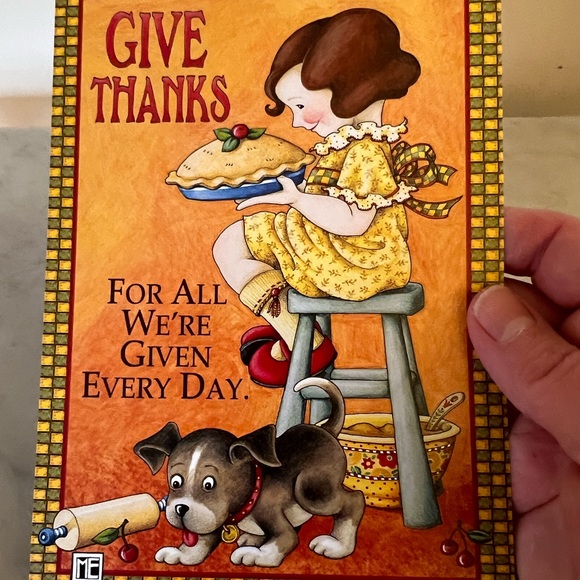 Mary Engelbreit Art Vintage Greeting Card Lot Thanksgiving 12 Cards - Picture 8 of 10